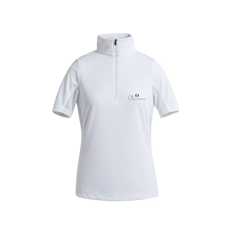 C2E BAKERSFIELD Ladies Zip Neck Showshirt