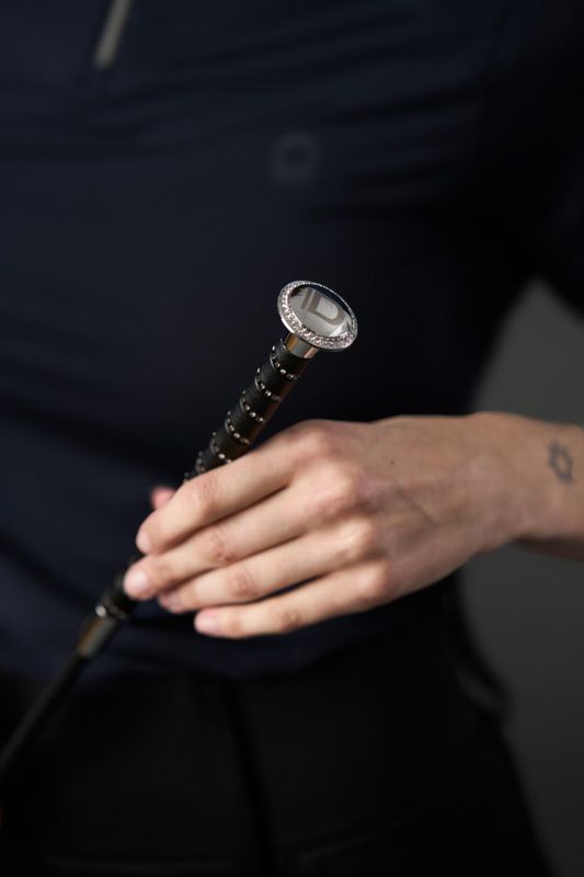 Equipage Rhinestone Dressurpisk