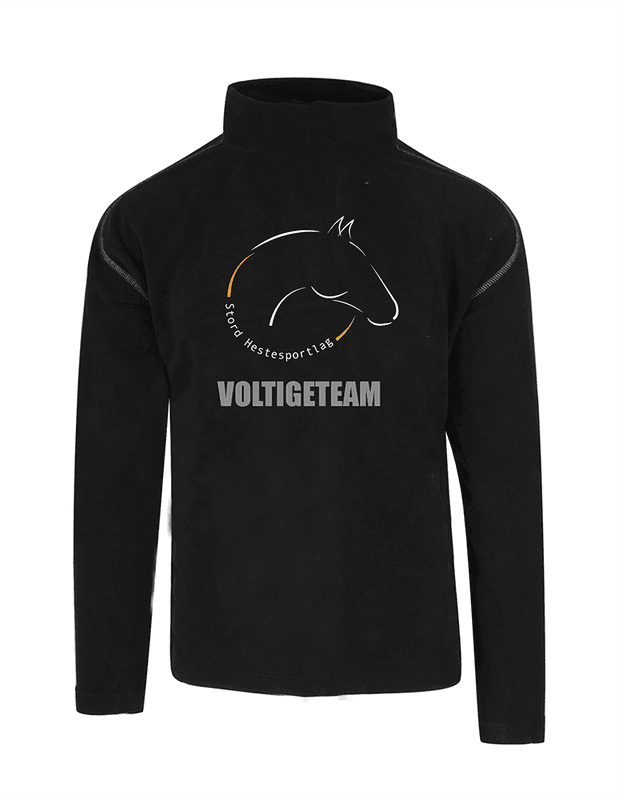 Fleecejakke Voltige Barn Sort