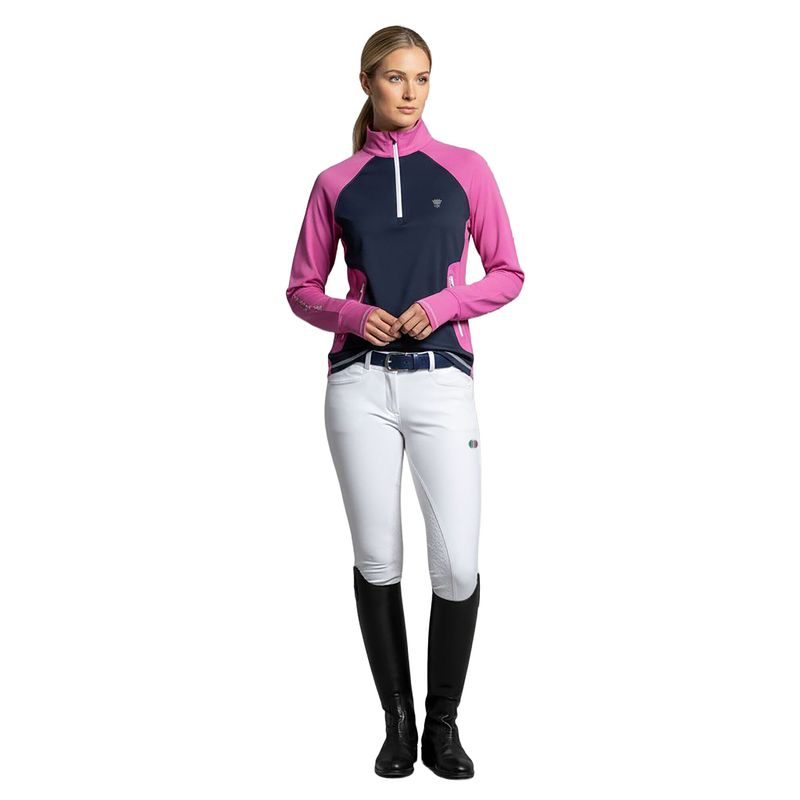 C2E Queens Park Ladies Zip Neck Trainingshirt