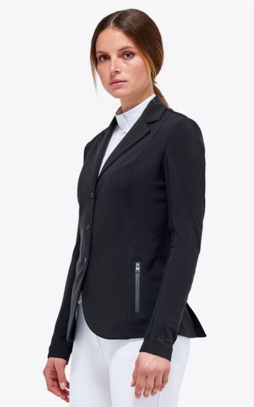 Cavalleria Toscana Women's Competition jacket with zip with inserts in technical mesh