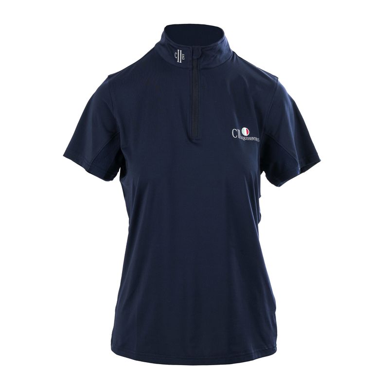 C2E BAKERSFIELD Ladies Zip Neck Showshirt
