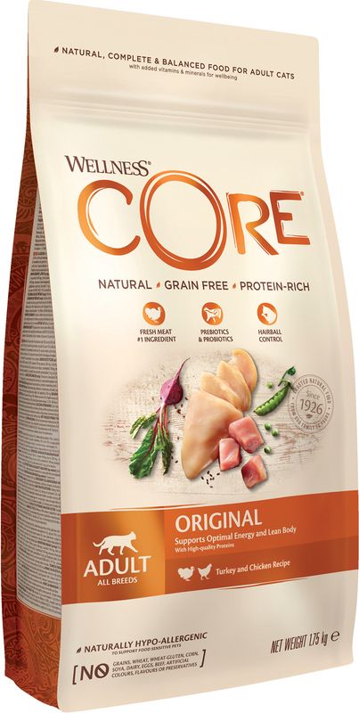 CORE Cat Adult Original, kalkun og kylling