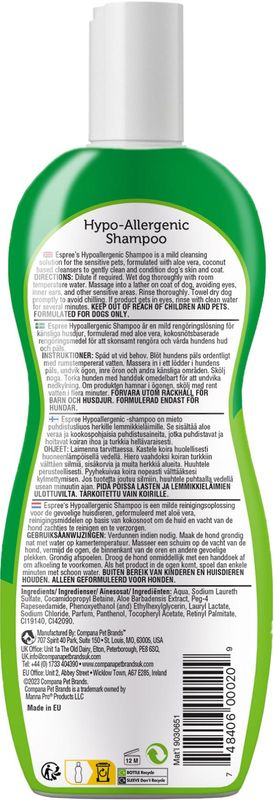 Espree Hypo-Allergenic Shampoo 355ml